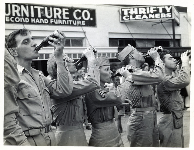 American Soldiers during IIWW. Flickr