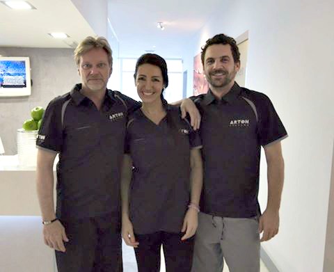 Volke Samrei, Amaya Saez, dr. Victor Cubillo. Team ArtOn 4